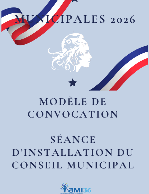 Modèle de convocation – séance d&rsquo;installation du conseil municipal